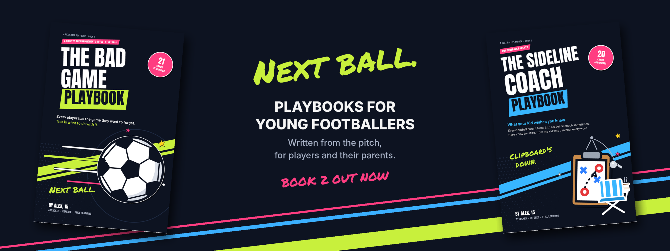 Next Ball Bundle: The Bad Game Playbook + The Sideline Coach Playbook (Football Player and Parent Guides, PDF)
